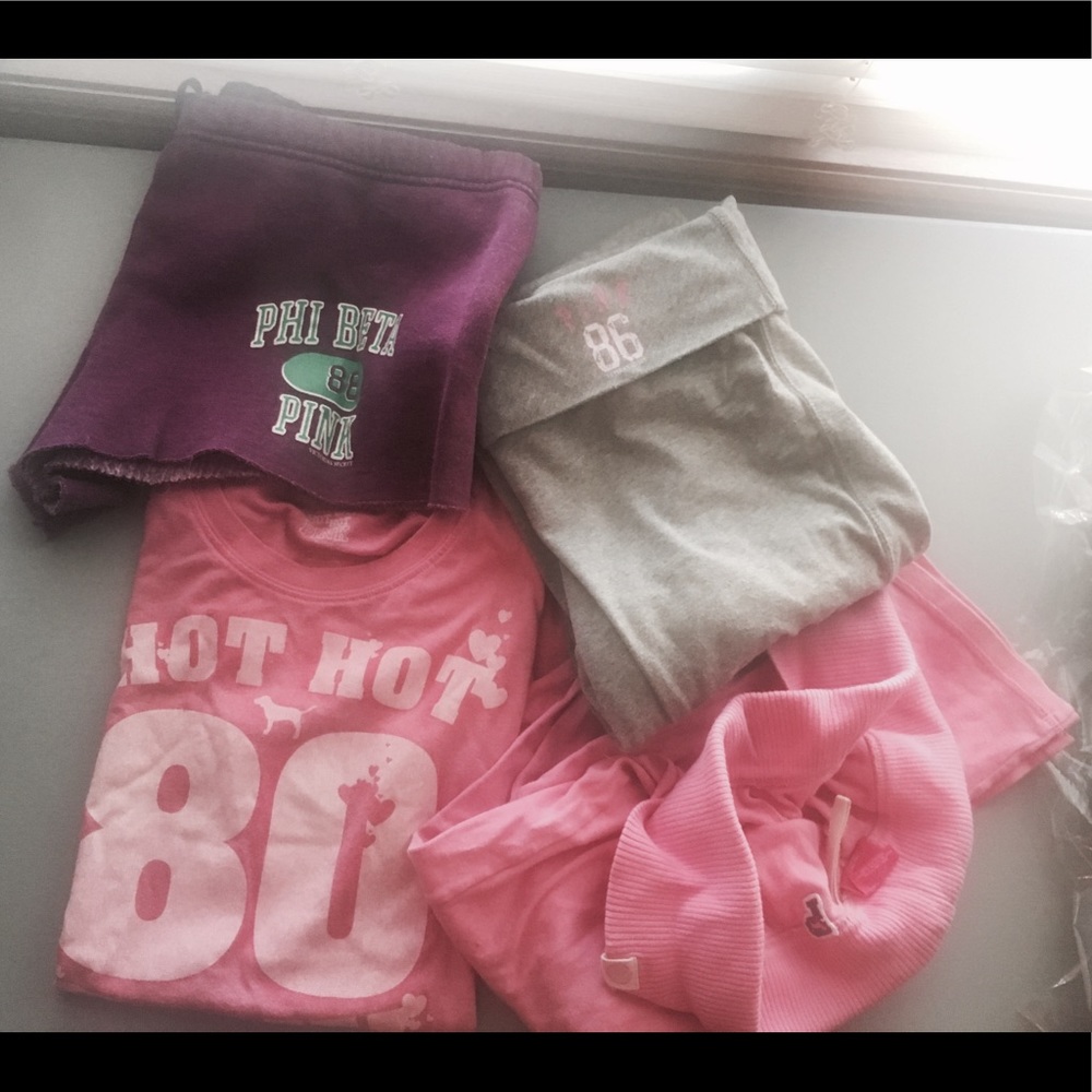 Victoria secret pink loungewear 4 pieces